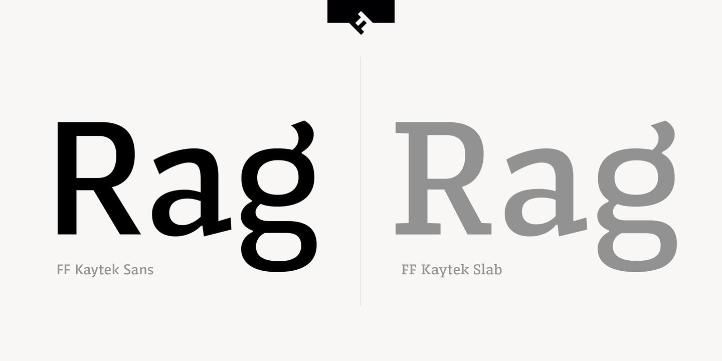 FF Kaytek Sans Regular Font preview